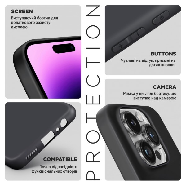 Фото - Чохол для смартфону Armorstandart Matte Slim Fit for ZTE Blade A73 4G Black (ARM70701)