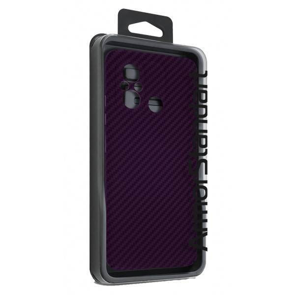Фото - Чохол для смартфону Armorstandart LikeCarbon for Xiaomi Redmi 12C Purple (ARM71944)