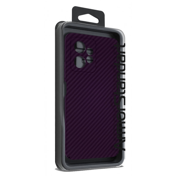 Фото - Чохол для смартфону Armorstandart LikeCarbon for Xiaomi Redmi Note 12 Pro 4G Purple (ARM71946)