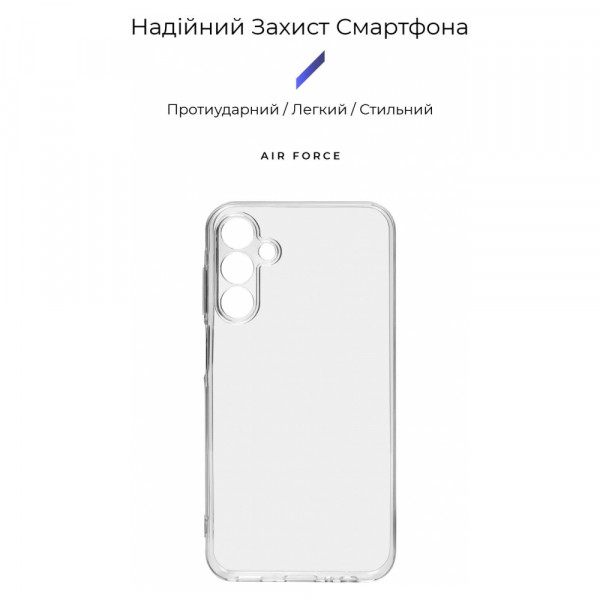 Фото - Чохол для смартфону Armorstandart Air Series for Samsung A15 4G / A15 5G Camera cover Transparent (ARM72533)