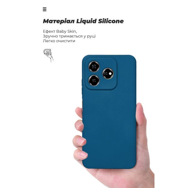 Фото - Чехол для смартфона Armorstandart ICON for ZTE Nubia V60 Camera cover Dark Blue (ARM78977)