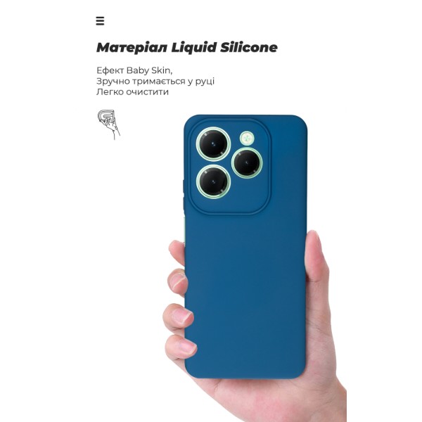 Фото - Чохол для смартфону Armorstandart ICON for Infinix Smart 8 Camera cover Dark Blue (ARM79060)