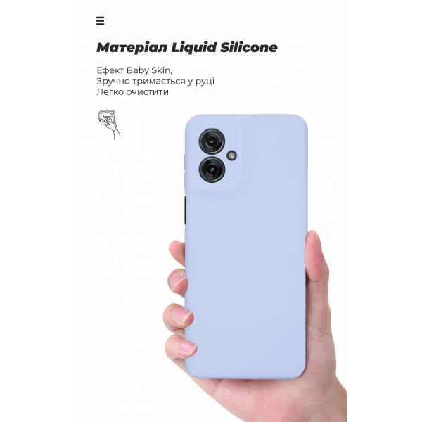 Фото - Чохол для смартфону Armorstandart ICON for Motorola G55 5G Camera cover Lavender (ARM81210)