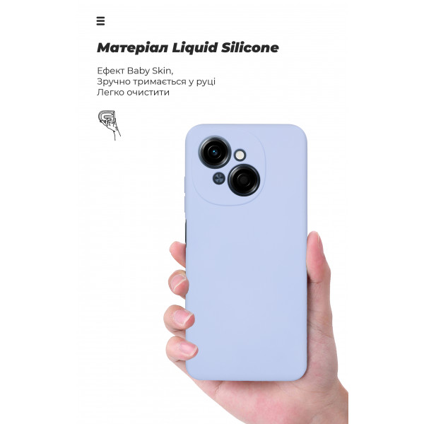 Фото - Чехол для смартфона Armorstandart ICON for Tecno Spark Go 1 (KL4) Camera cover Lavender (ARM81218)