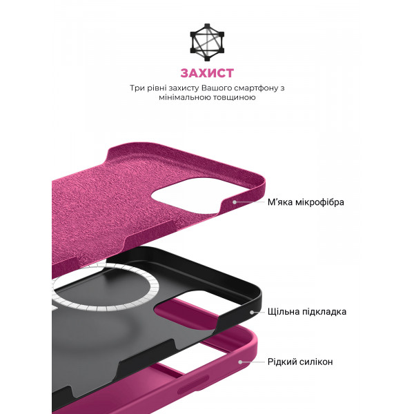 Фото - Чехол для смартфона Armorstandart ICON2 MagSafe for Apple iPhone 16 Pro Fuchsia (ARM81319)