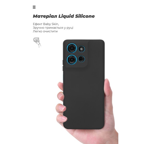 Фото - Чехол для смартфона Armorstandart ICON for Motorola G75 5G Camera cover Black (ARM81621)