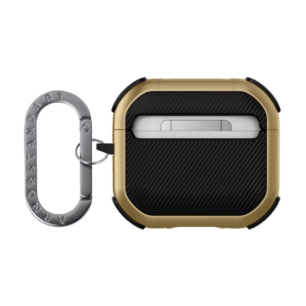 Фото - Чохол для навушників Armorstandart Panzer for Apple Airpods 4 Gold (ARM82555)