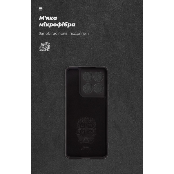 Фото - Чохол для смартфону Armorstandart ICON for Motorola Edge 60 Fusion 5G Camera cover Black (ARM85382)