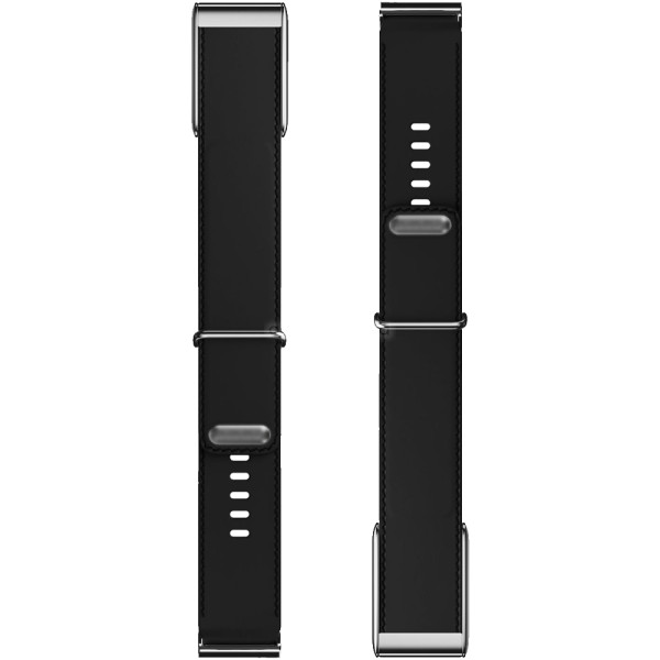Фото - Ремінець для фітнес-браслета Armorstandart Leather Loop for Whoop 5.0 / MG Black with Siver (ARM90087)