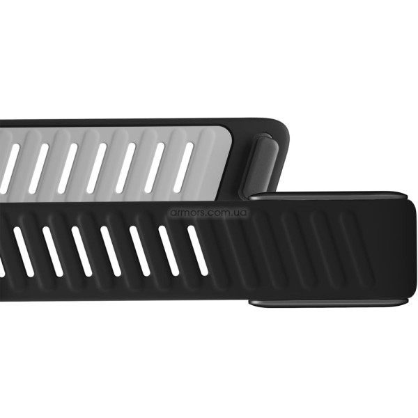 Фото - Ремінець для фітнес-браслета Armorstandart Silicone Tech for Whoop 5.0 / MG Black with Black (ARM90098)