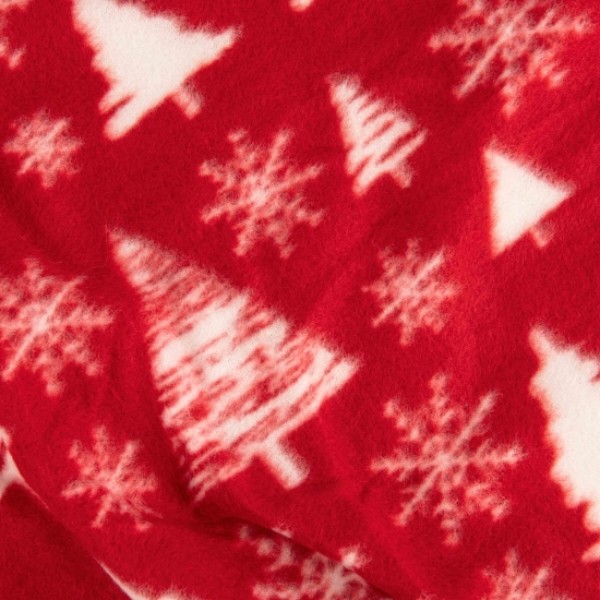 Фото - Плед односпальный ARDESTO Fleece 130x160 см заснеженные елки (ART0715PB)