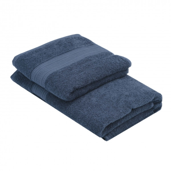 Фото - Рушник банний Ardesto махровий SuperSoft 70х140 см синій (ART2270DBP)