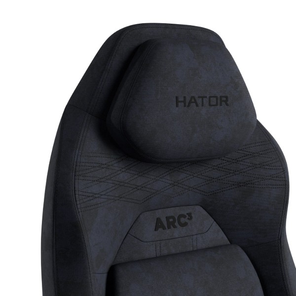 Фото - Крісло для геймерів Hator Arc 3 L Velour (HTC3440L) Black