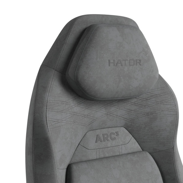 Фото - Кресло для геймеров Hator Arc 3 L Velour (HTC3446L) Grey