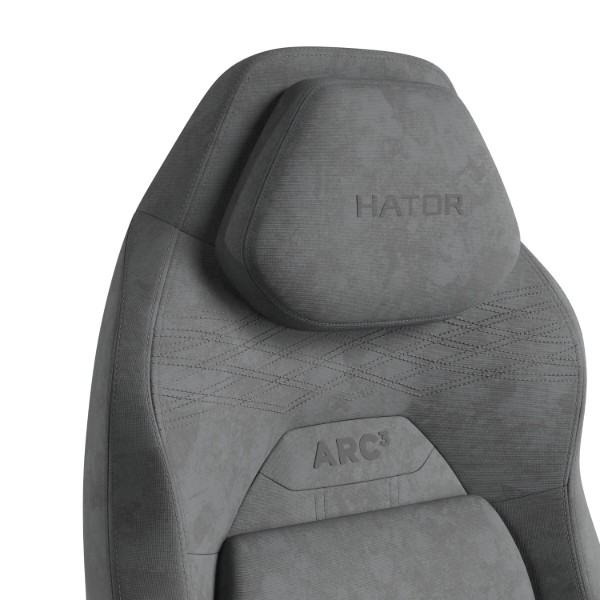 Фото - Кресло для геймеров Hator Arc 3 S Velour (HTC3446S) Grey