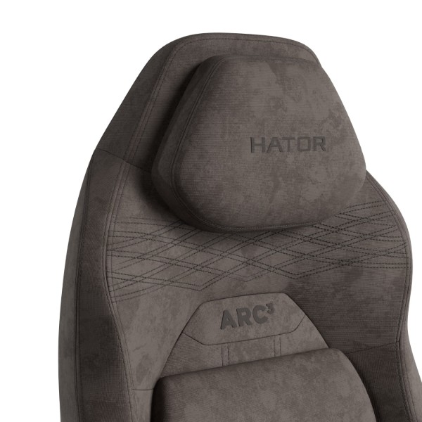 Фото - Крісло для геймерів Hator Arc 3 L Velour (HTC3442L) Milk Shake