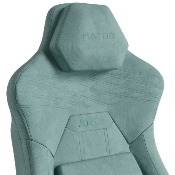 Фото - Крісло для геймерів Hator Arc 3 XL Velour Turquoise (HTC3443XL)