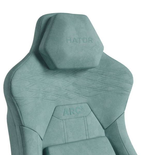Фото - Кресло для геймеров Hator Arc 3 XL Velour Turquoise (HTC3443XL)