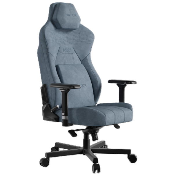 Фото - Крісло для геймерів Hator Arc 3 XL Velour Blue (HTC3445XL)