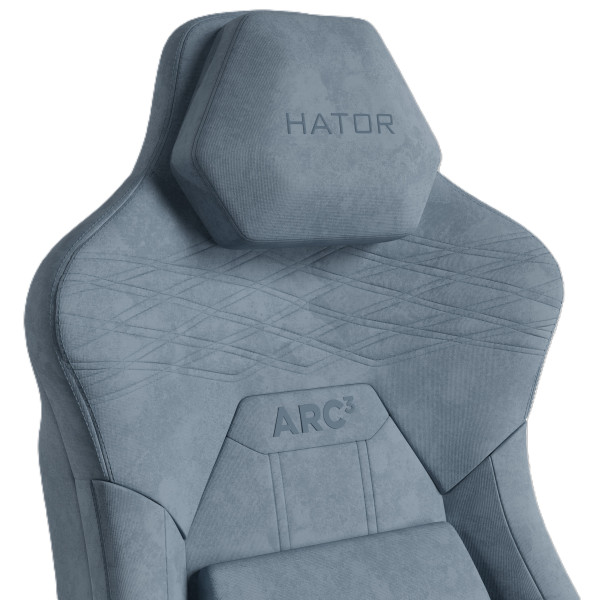 Фото - Крісло для геймерів Hator Arc 3 XL Velour Blue (HTC3445XL)