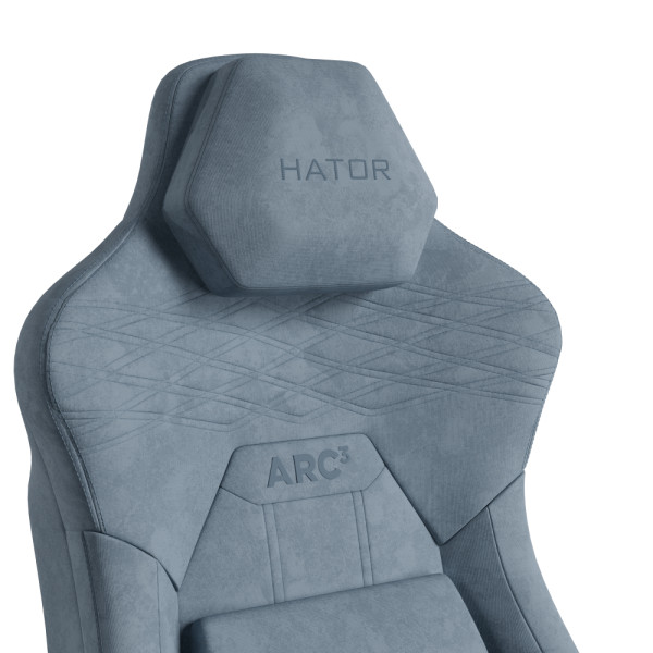 Фото - Крісло для геймерів Hator Arc 3 XL Velour Blue (HTC3445XL)
