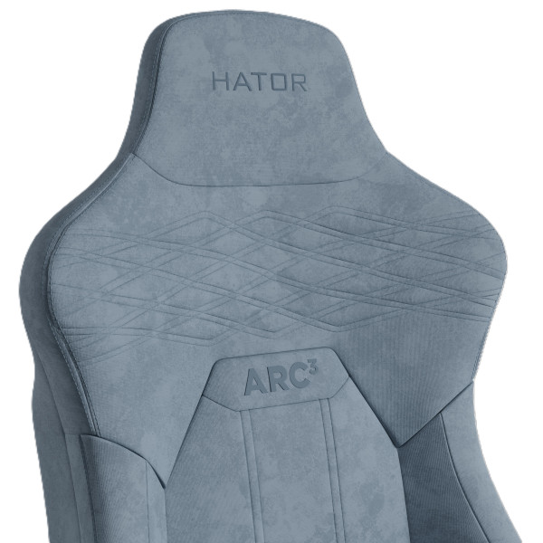 Фото - Крісло для геймерів Hator Arc 3 XL Velour Blue (HTC3445XL)