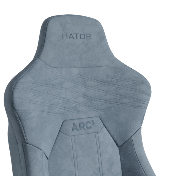 Фото - Крісло для геймерів Hator Arc 3 XL Velour Blue (HTC3445XL)