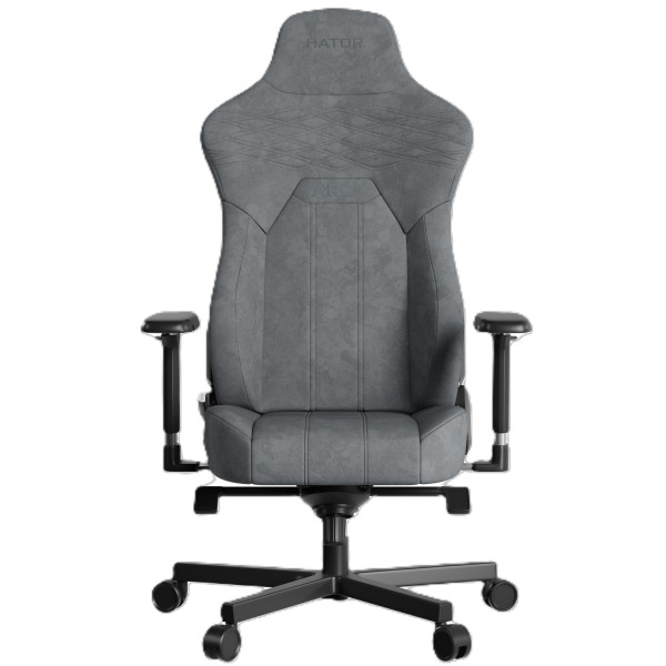 Фото - Крісло для геймерів Hator Arc 3 XL Velour Grey (HTC3446XL)