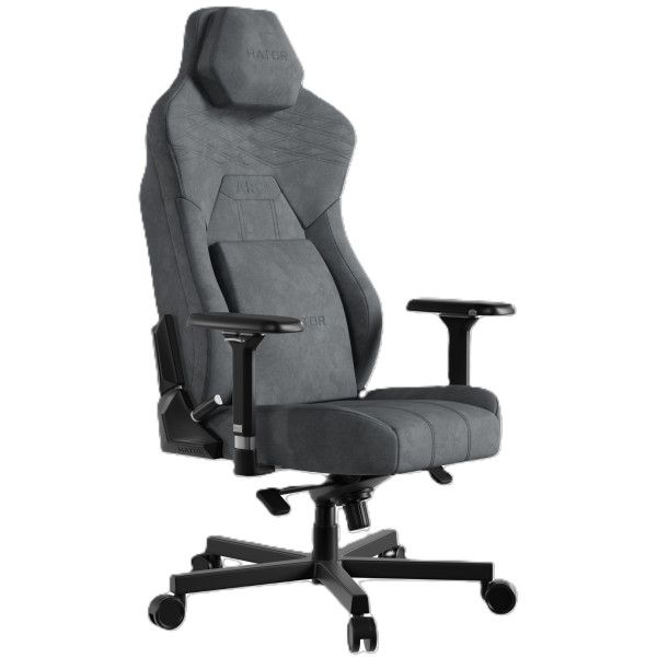 Фото - Крісло для геймерів Hator Arc 3 XL Velour Grey (HTC3446XL)