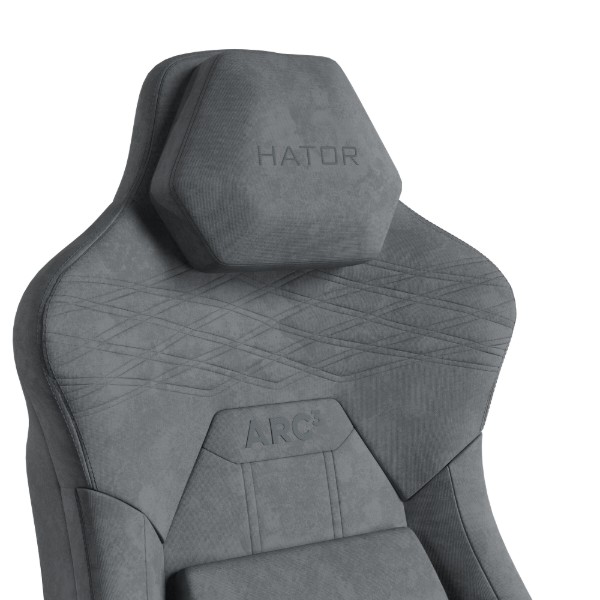 Фото - Кресло для геймеров Hator Arc 3 XL Velour Grey (HTC3446XL)