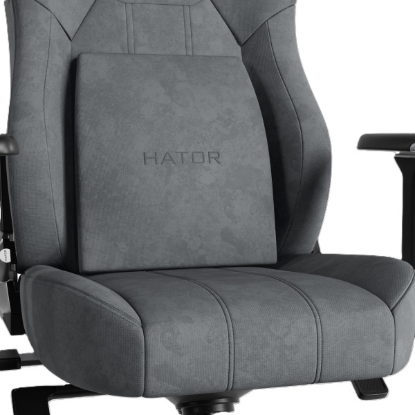 Фото - Крісло для геймерів Hator Arc 3 XL Velour Grey (HTC3446XL)