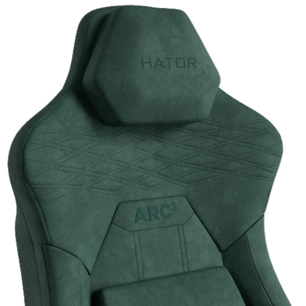 Фото - Крісло для геймерів Hator Arc 3 XL Velour Emerald (HTC3448XL)