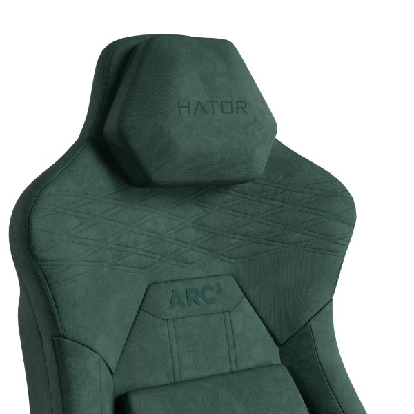 Фото - Крісло для геймерів Hator Arc 3 XL Velour Emerald (HTC3448XL)