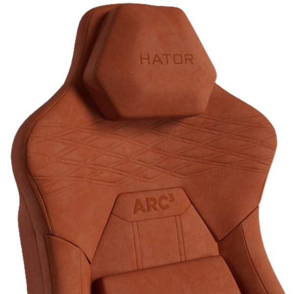 Фото - Крісло для геймерів Hator Arc 3 XL Velour Orange (HTC3449XL)