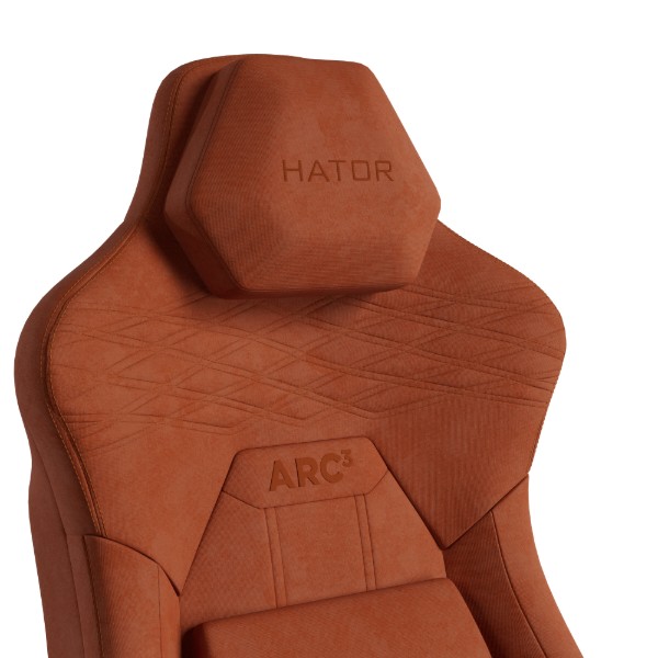 Фото - Крісло для геймерів Hator Arc 3 XL Velour Orange (HTC3449XL)