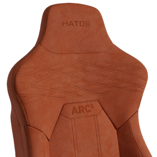 Фото - Крісло для геймерів Hator Arc 3 XL Velour Orange (HTC3449XL)