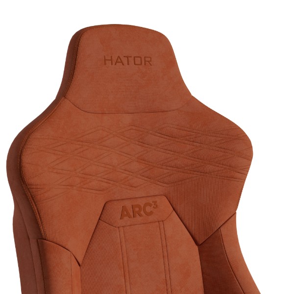 Фото - Крісло для геймерів Hator Arc 3 XL Velour Orange (HTC3449XL)