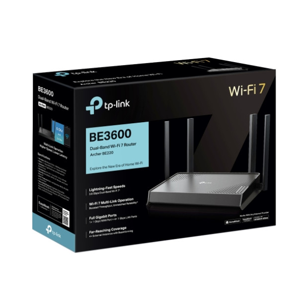 Фото - Маршрутизатор інтернет WiFi7 TP-Link Archer BE220