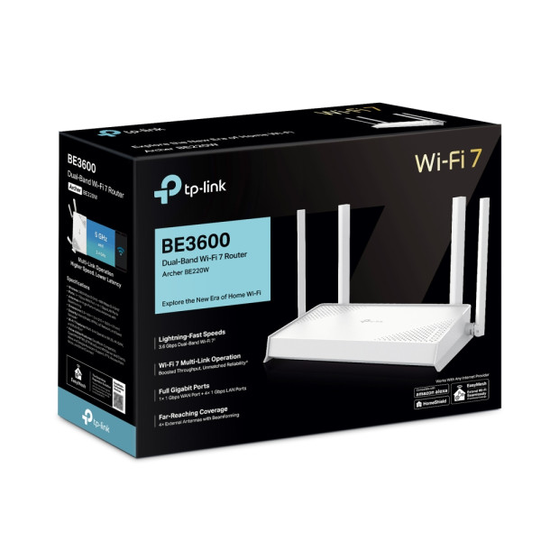 Фото - Маршрутизатор інтернет WiFi7 TP-Link Archer BE220W