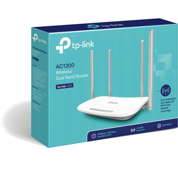 Фото - Маршрутизатор интернет WiFi5 TP-Link Archer C50 v3 (v4)