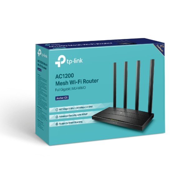 Фото - Маршрутизатор интернет WiFi5 TP-Link Archer C6 V4
