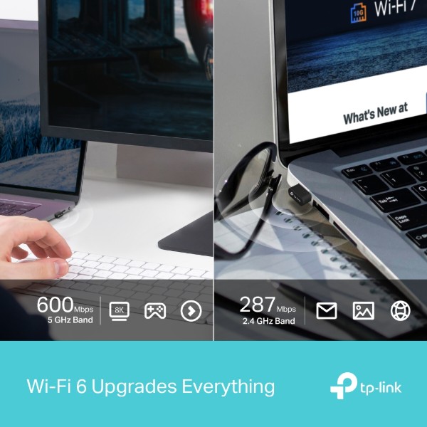 Фото - USB-адаптер сети WiFi TP-Link Archer TX10UB Nano
