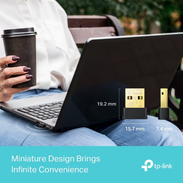 Фото - USB-адаптер сети WiFi TP-Link Archer TX10UB Nano