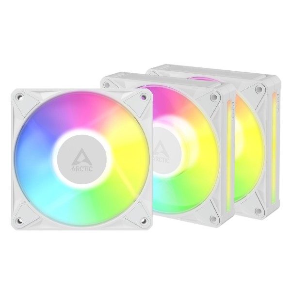 Фото - Корпусний вентилятор ARCTIC 120MM BioniX P12 A-RGB 3-PACK WHT (ACFAN00338A)