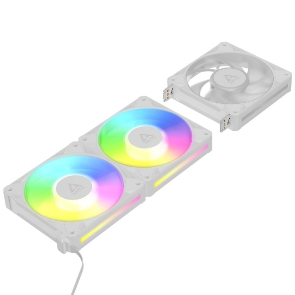 Фото - Корпусний вентилятор ARCTIC 120MM BioniX P12 A-RGB 3-PACK WHT (ACFAN00338A)