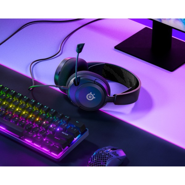 Фото - Микроповреждение - Гарнитура проводная игровая SteelSeries Arctis Nova 1 Black (61606)