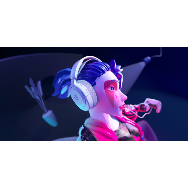 Фото - Гарнітура дротова ігрова SteelSeries Arctis Nova 1P White (61612)