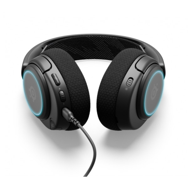 Фото - Гарнітура дротова ігрова SteelSeries Arctis Nova 3 Black (61631)