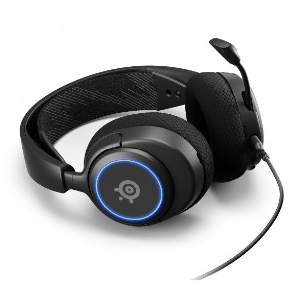 Фото - Гарнітура дротова ігрова SteelSeries Arctis Nova 3 Black (61631)