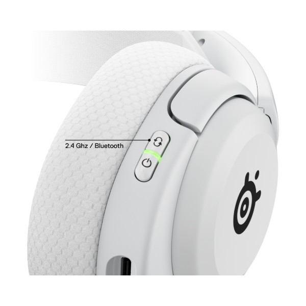 Фото - Гарнітура бездротова ігрова SteelSeries Arctis Nova 5 White (61671)
